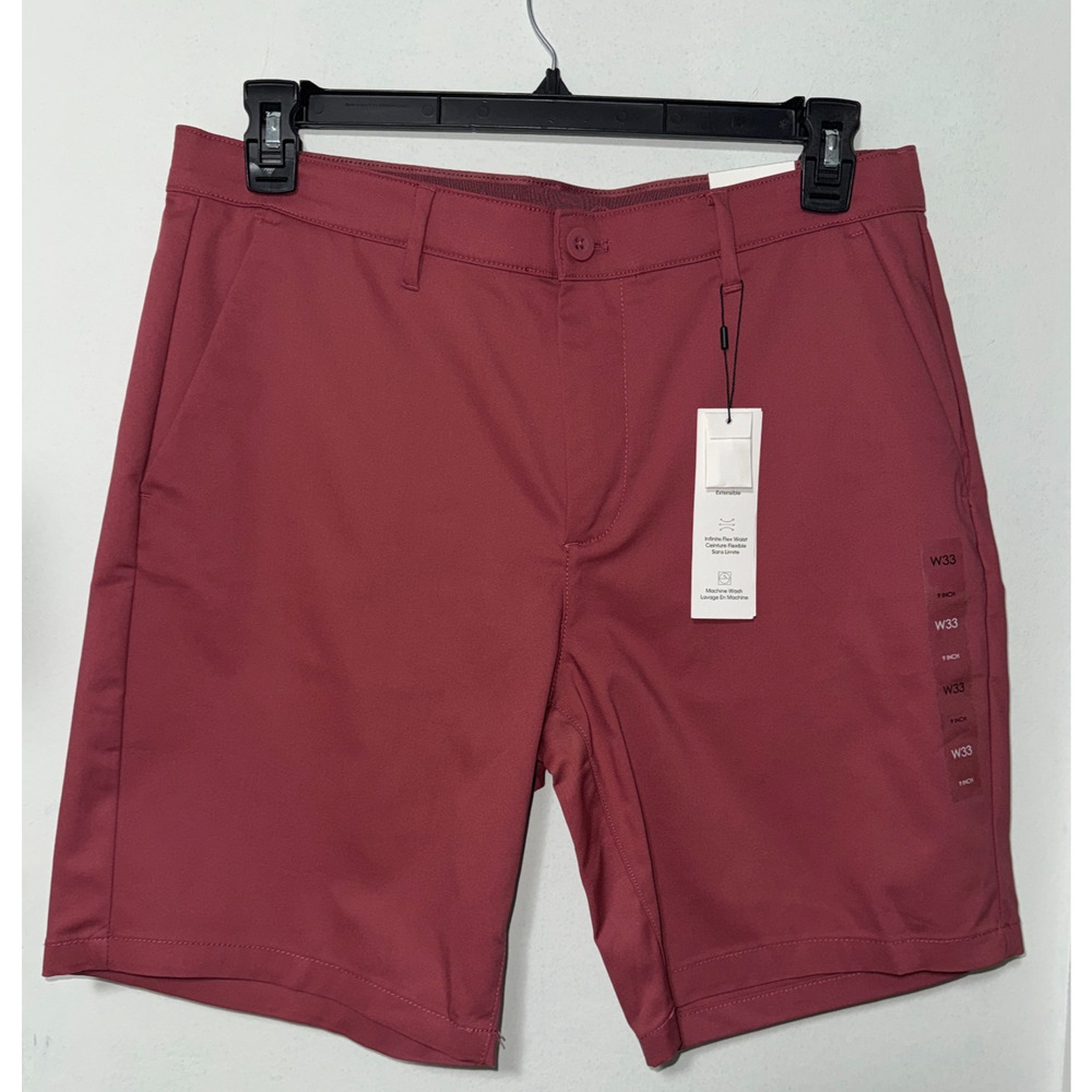 Calvin Klein Men's Chino Shorts 33W Resort Casual Stretch Cotton‎ Infinite Flex